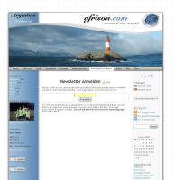 Screenshot of old Website 2.0