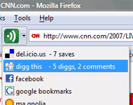 Firefox add-on Shareaholic
