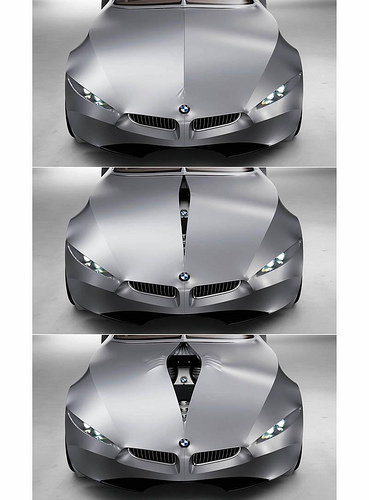 GINA BMW Concept Car with Open Hood