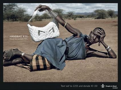 People in Need Bag Ad