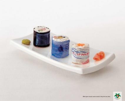 Dirty Water Sushi Ad